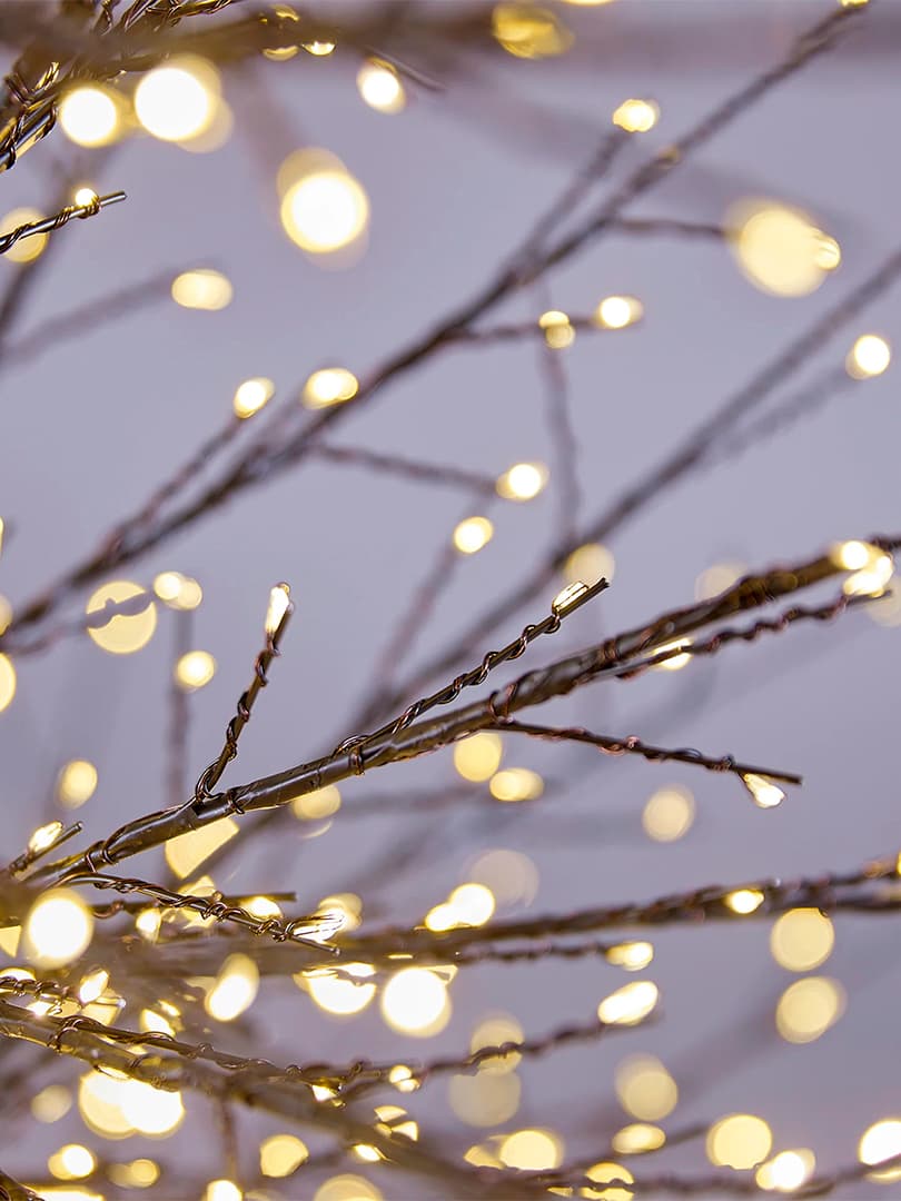 Albero di Natale Faggio Rich Illuminato con microLED