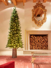 Albero di Natale Pino Slim Illuminato con mini LED