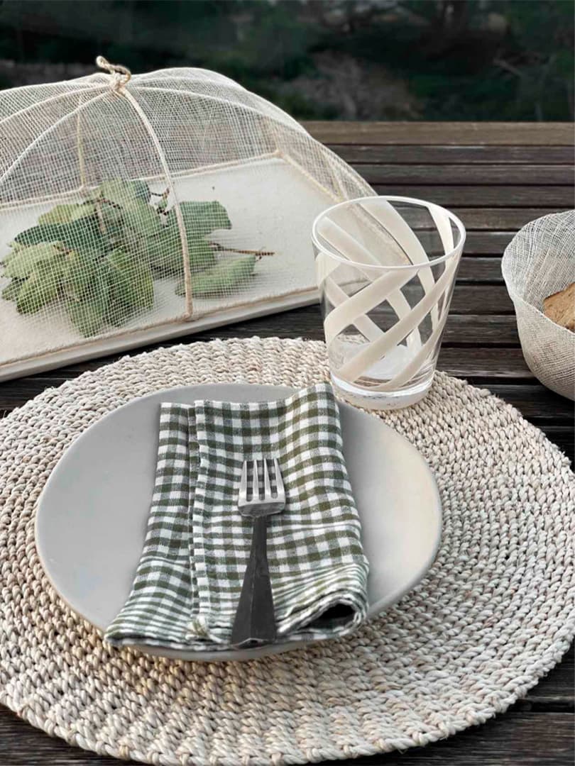 Bicchiere Metacrilato Spirale Crema