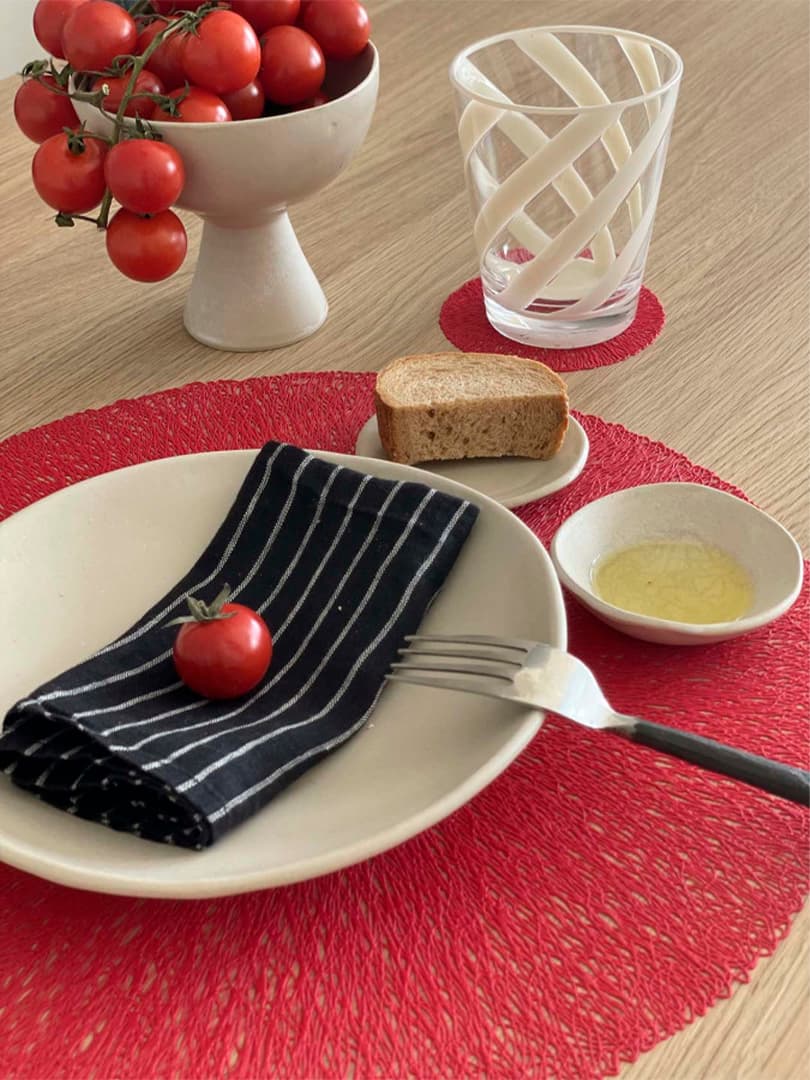 Bicchiere Metacrilato Spirale Crema