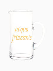 Brocca Acqua Frizzante Decoro oro
