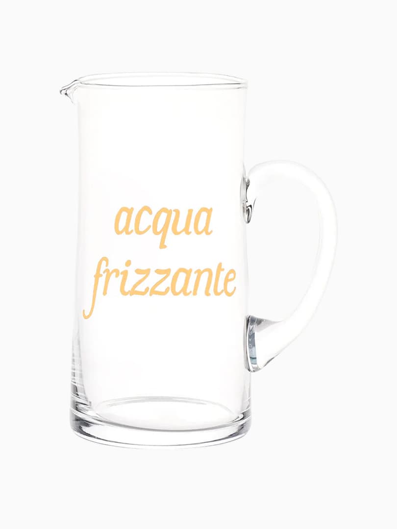 Brocca Acqua Frizzante Decoro oro