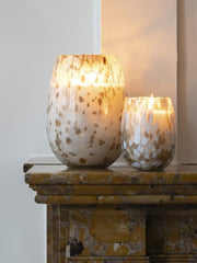 Candela Profumata Bianco Mix Vetro 90 ore