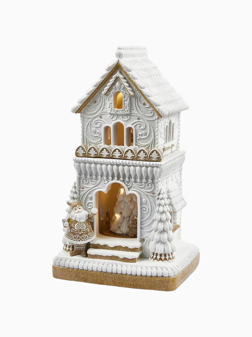 Casetta Marzapane Illuminata con LED e Music