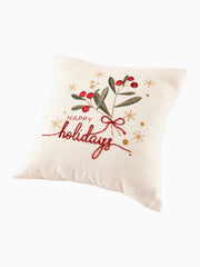 Cuscino Vischio Happy Holidays