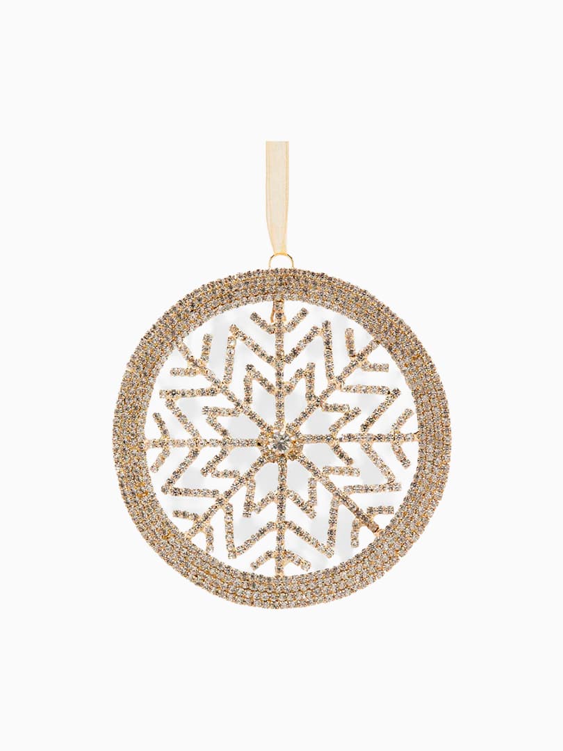 Decorazione Fiocco di Neve Oro