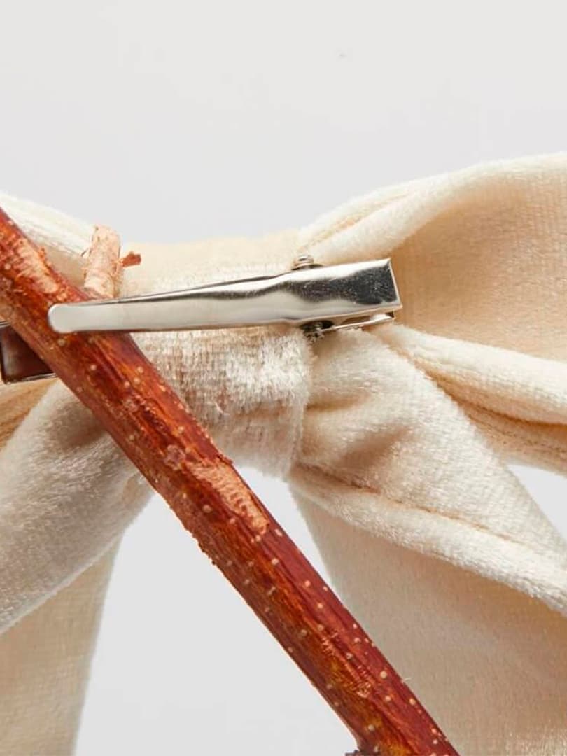 Fiocco in Velluto Avorio