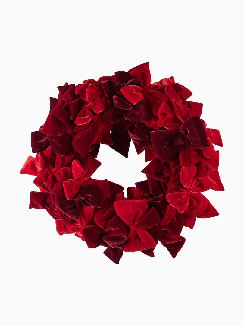 Ghirlanda con Fiocchi in Velluto