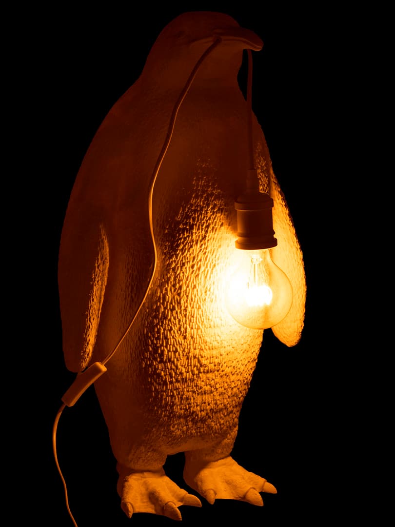 Lampada Pinguino in Resina