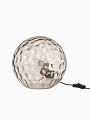 Lampada da Tavolo Bollie Vetro Grigio Chiaro Small