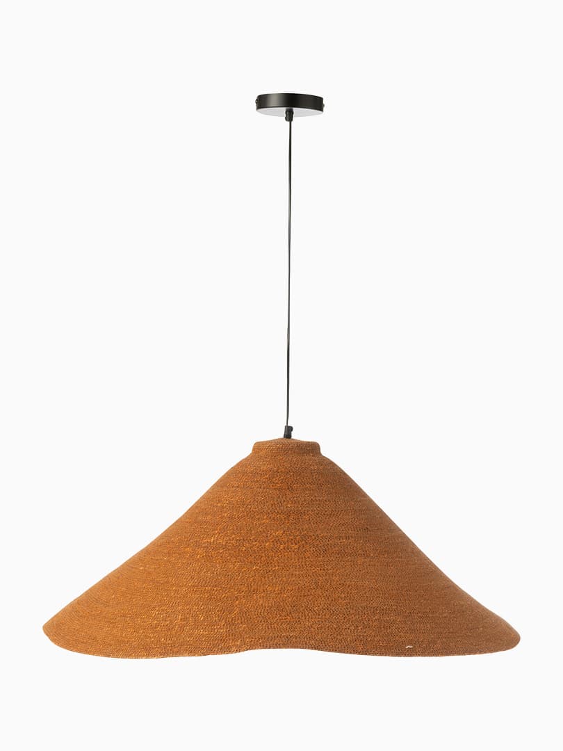 Lampadario Giunco di Mare Ruggine