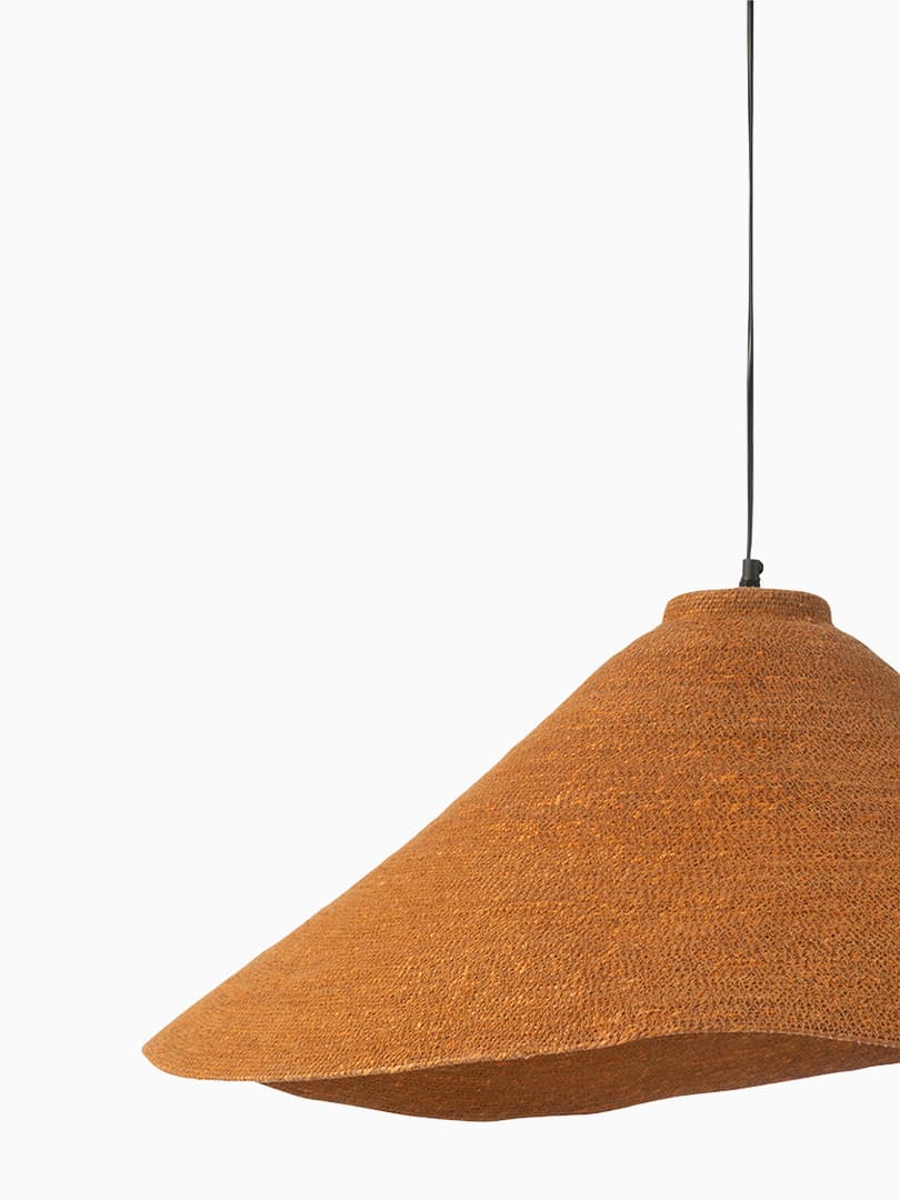 Lampadario Giunco di Mare Ruggine