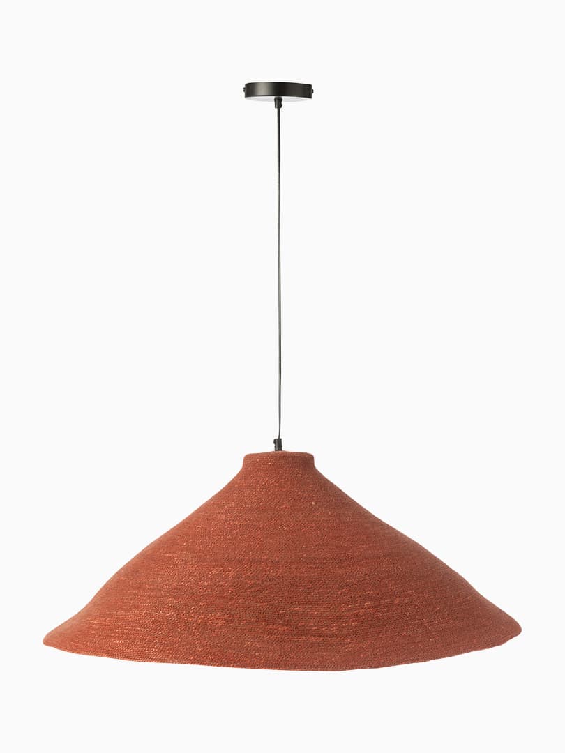 Lampadario Giunco di Mare Terracotta