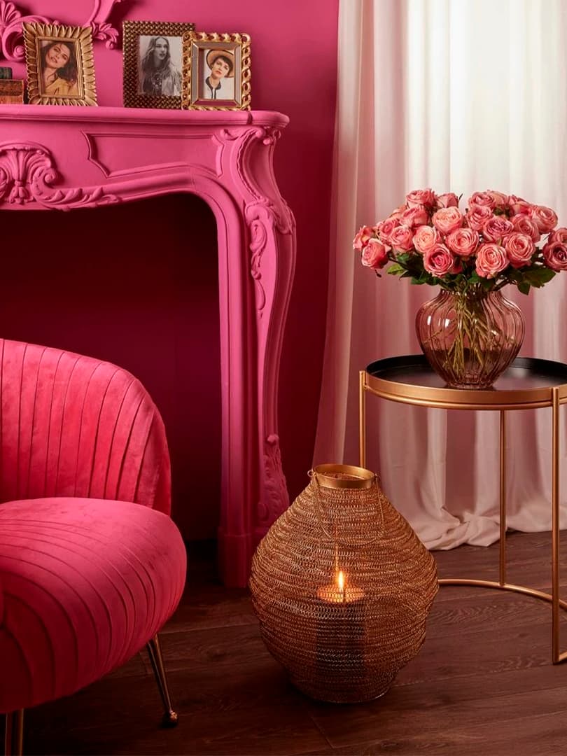 Lanterna Metal Gold Media