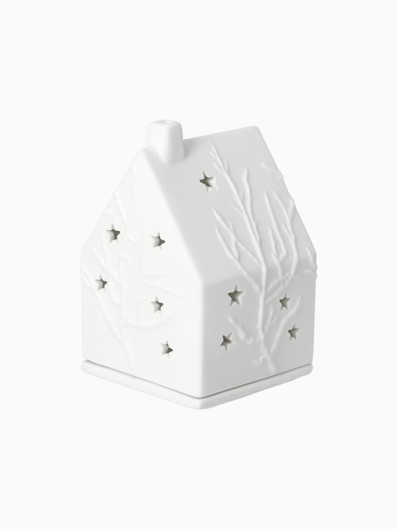 Lanterna in Porcellana Albero e Stelle