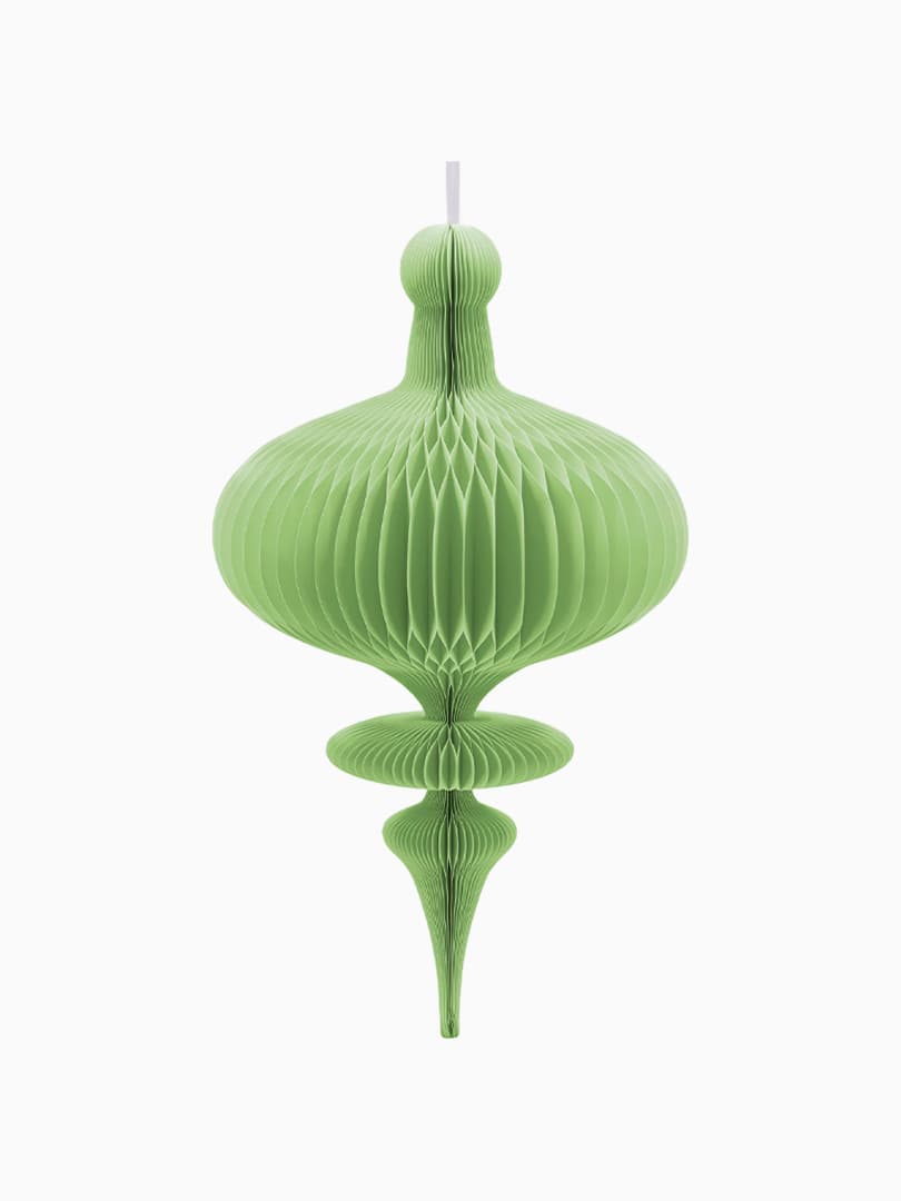 Origami Trottola Verde da Appendere