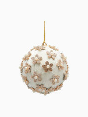 Pallina Flower con Decoro Fiori