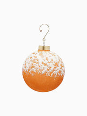 Pallina di Natale in Vetro stile Marzapane