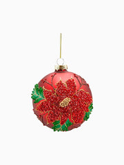 Pallina in Vetro Stella di Natale