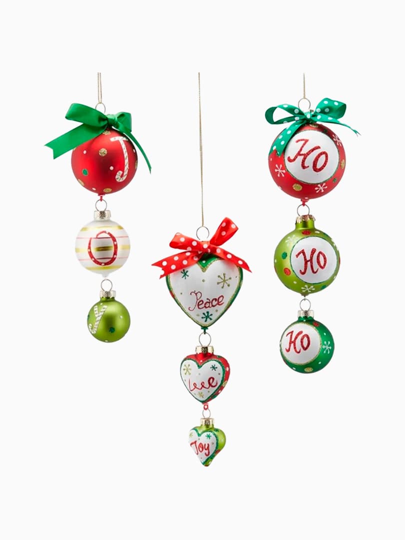 Pendenti di Natale in Vetro