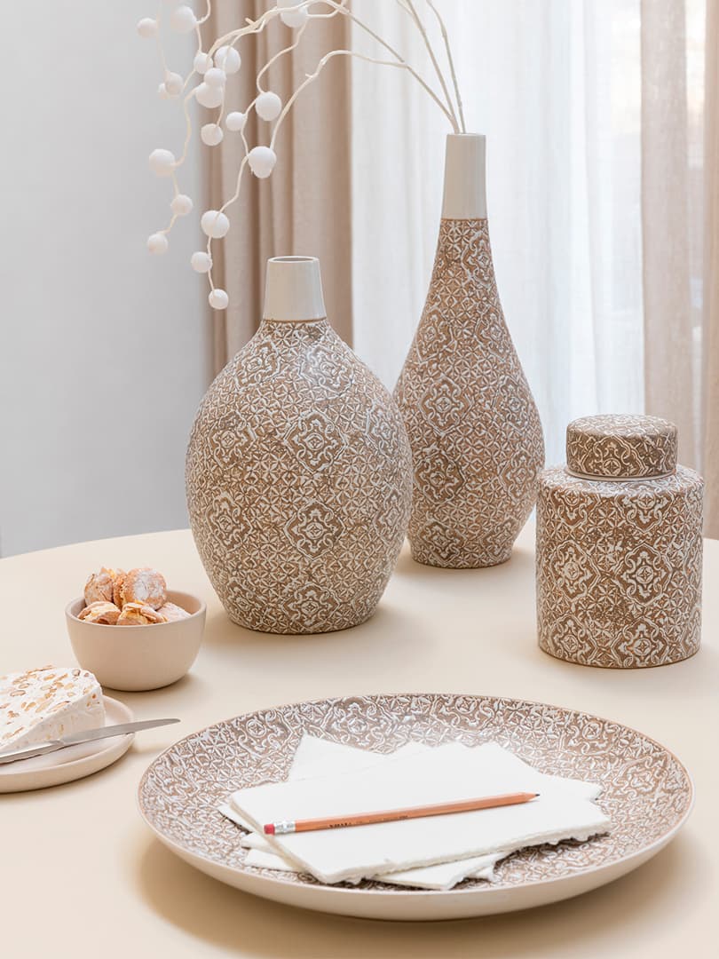 Piatto Wabi in Porcellana