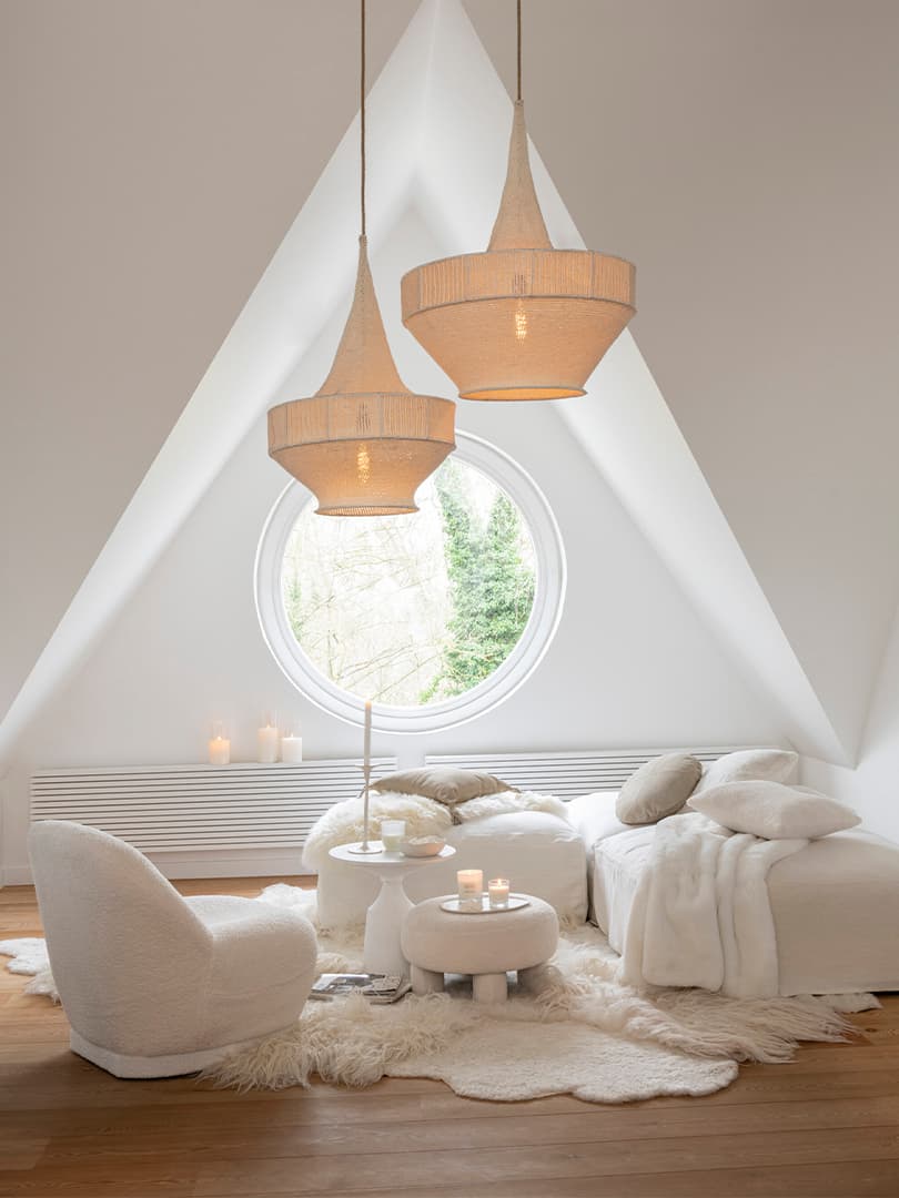 Poltroncina Teddy Bouclé Bianco