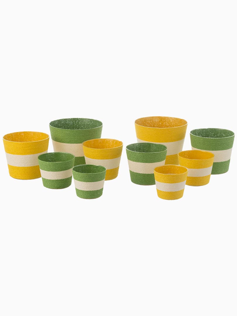 Portavasi Corde Riga Large Assortimento di 2