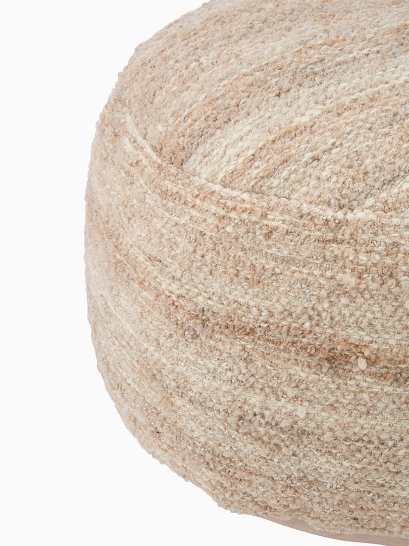 Pouf Pietra Intrecciato in Lana