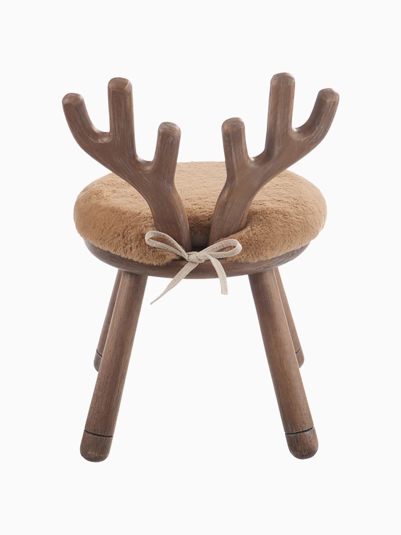 Sedia Orecchio Cervo in Legno Naturale