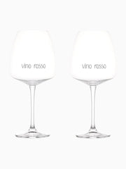 Set 2 Calici Vino Rosso