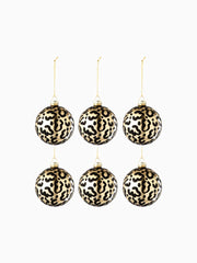 Set 6 Palline Leopardo