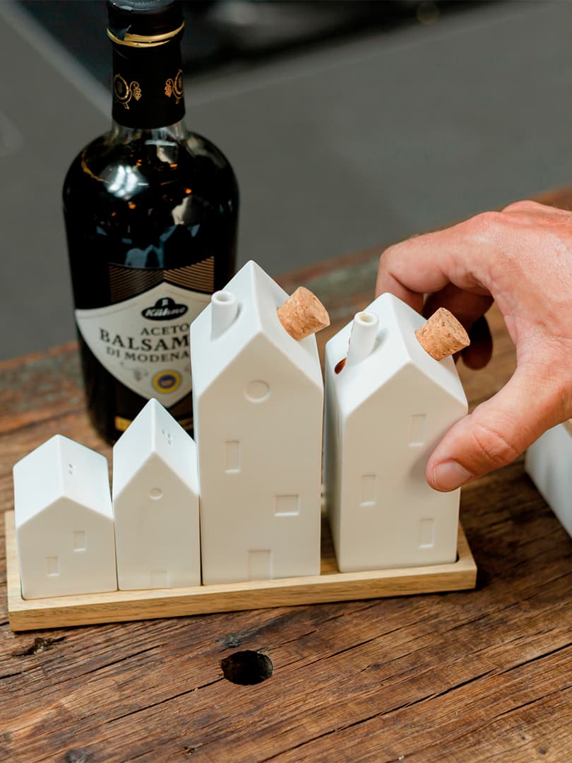 Set Olio e Aceto Casette