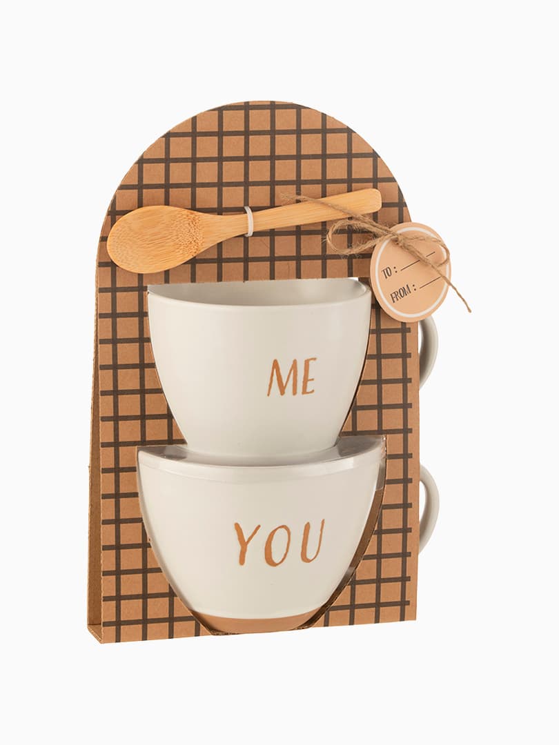 Set di 2 Tazze in Ceramica