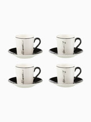Set di 4 Tazzine in Ceramica