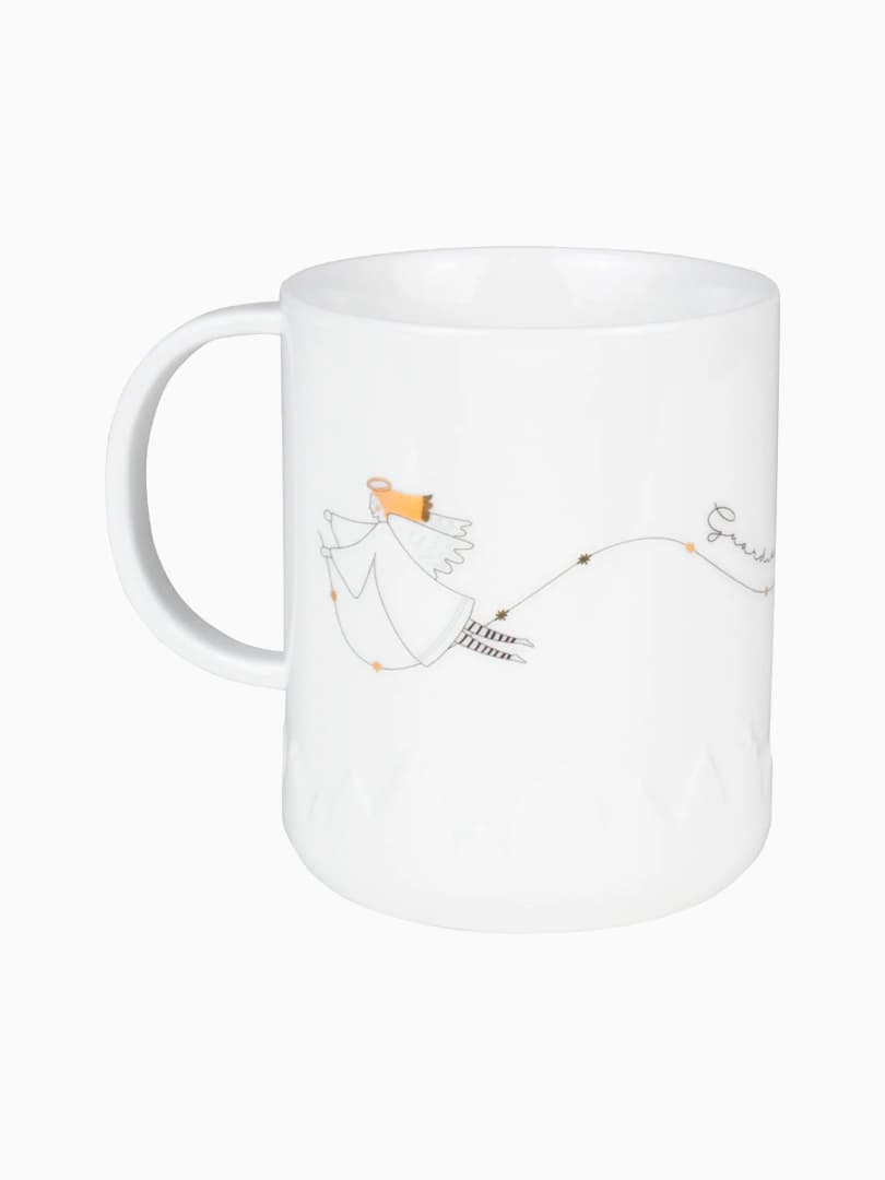 Tazza in Porcellana con Dettagli Oro