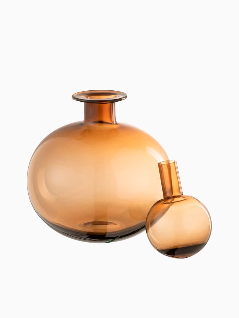 Vaso Bottiglia in Vetro