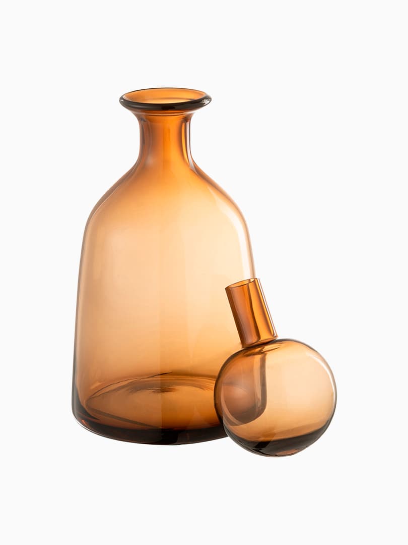 Vaso Bottiglia in Vetro