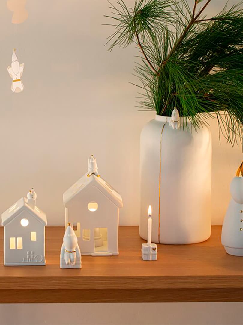 Vaso Fiori d’Inverno in Porcellana