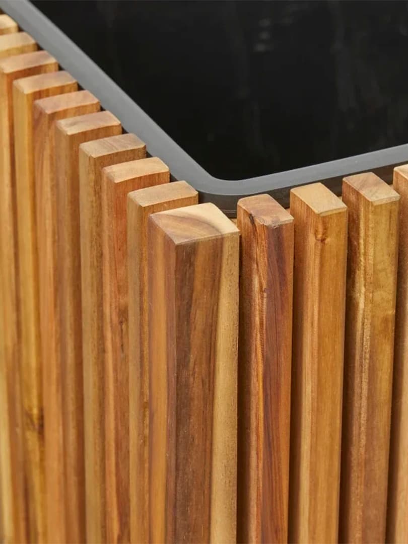 Vaso Listelli Quadrato