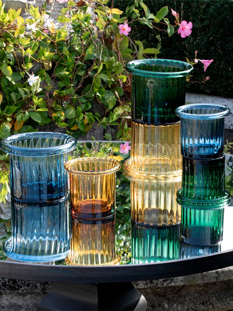 Vaso Pillar con Bordo