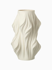 Vaso in Porcellana con Disegno 3d, alt. 40 cm