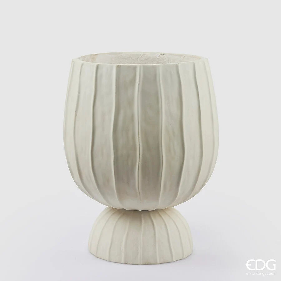 Vaso righe bombato