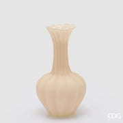Vaso Flow sinuoso crema