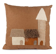 Cuscino casette marrone