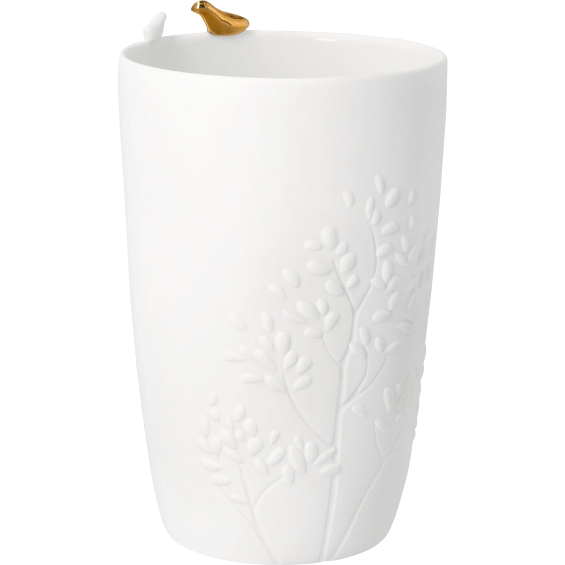 Vaso coppia di uccellini