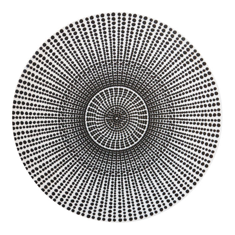 Sottopiatto dots nero
