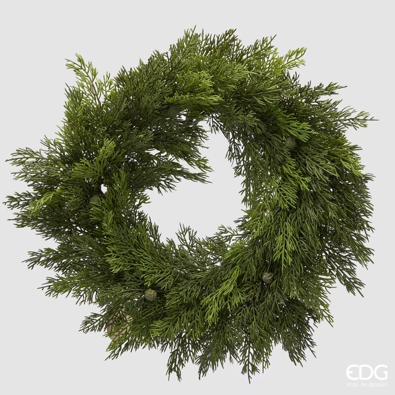Corona di Thuja con bacche