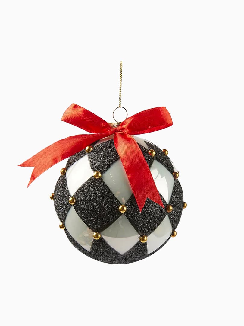 Addobbo Pallina Scacchi