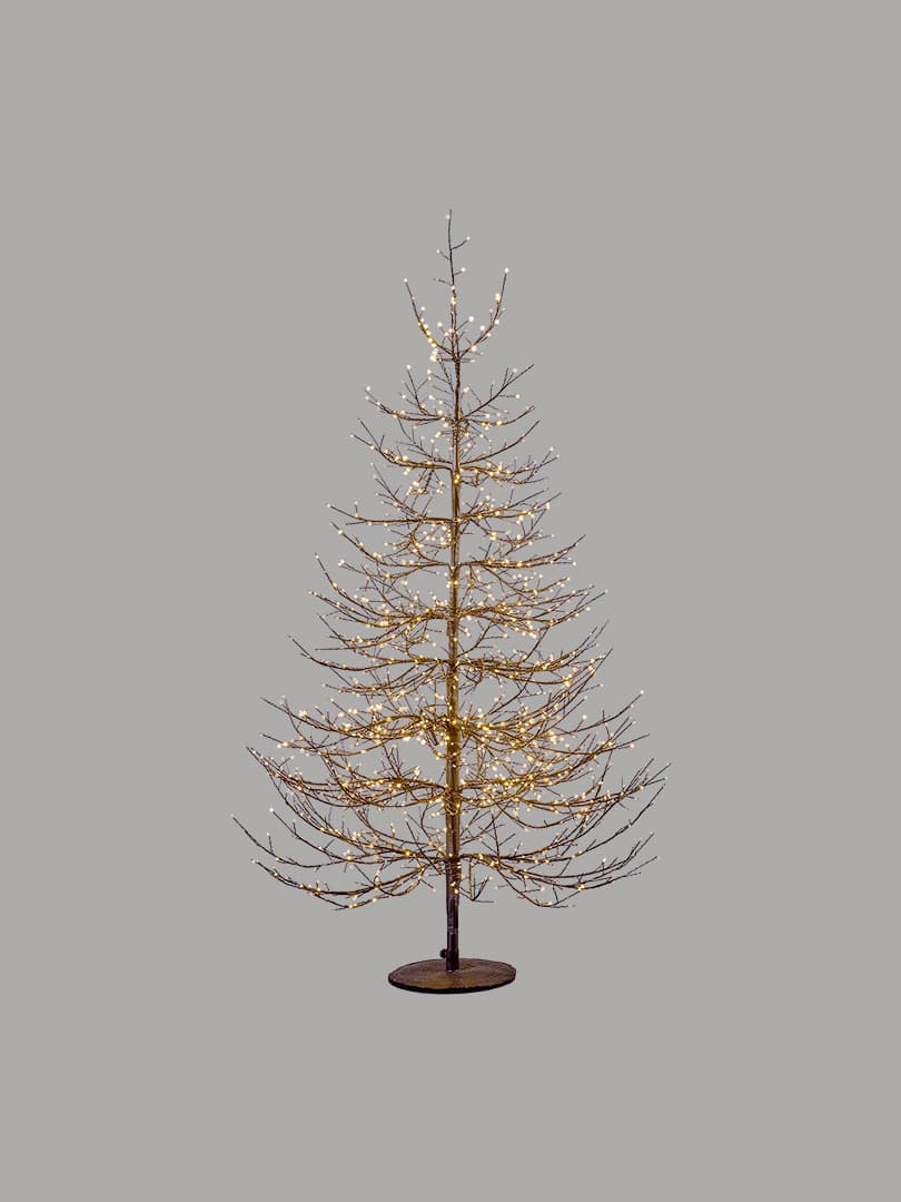 Albero di Natale Faggio Rich Illuminato con microLED