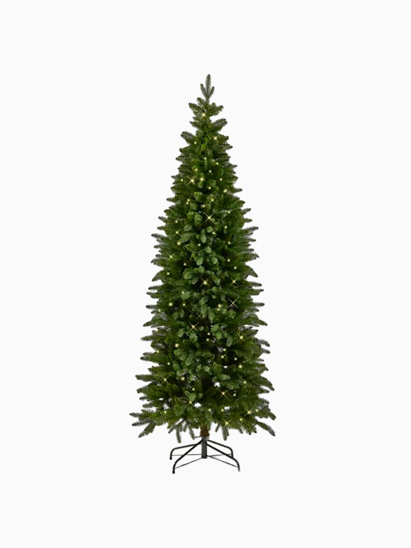 Albero di Natale Pino Slim Illuminato con mini LED